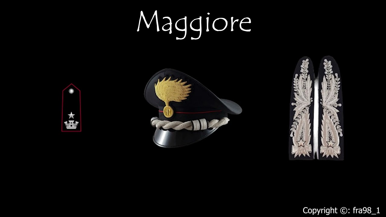 Gradi e qualifiche Arma dei Carabinieri