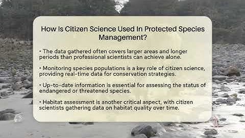 How Is Citizen Science Used In Protected Species Management? - Ecosystem Essentials