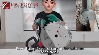 BSC POWER Concrete Cutting Ring Saw (Brushless BSC-01-410S)