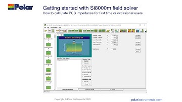 Si8000m getting started with PCB impedance field solving