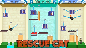 Rescue cut |rescue cat all levels #64 Gameplay