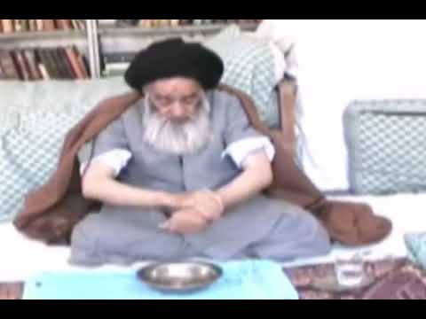 مقطع نادر وضوء المرجع الاعلى السيد علي الحسيني السيستاني