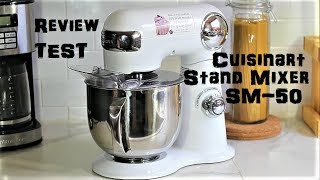 Cuisinart Stand Mixer Precision Master 5.5 Qt Review Test SM50