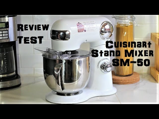 Cuisinart Stand Mixer Precision Master 5.5 Qt Review Test SM-50 