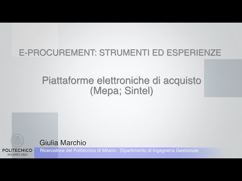 Marchio - 05 - Piattaforme elettroniche di acquisto (Mepa; Sintel)