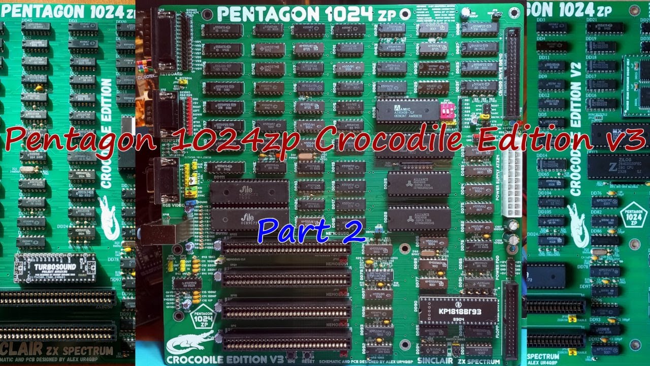 本気で売ります PENTAGONポスター ZX-Spectrum Pentagon 1024ZP Crocodile