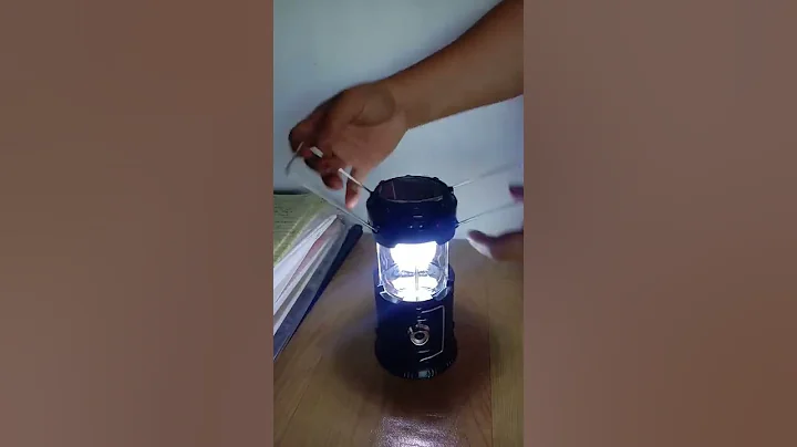 ( #Shopee ) Solar Rechargeable camping lantern w/ flashlight #shorts #solar #flashlight