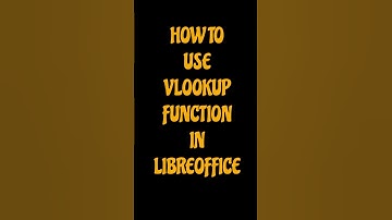 How to use VLOOKUP function in Libreoffice #libreoffice #linux #tipsandtricks
