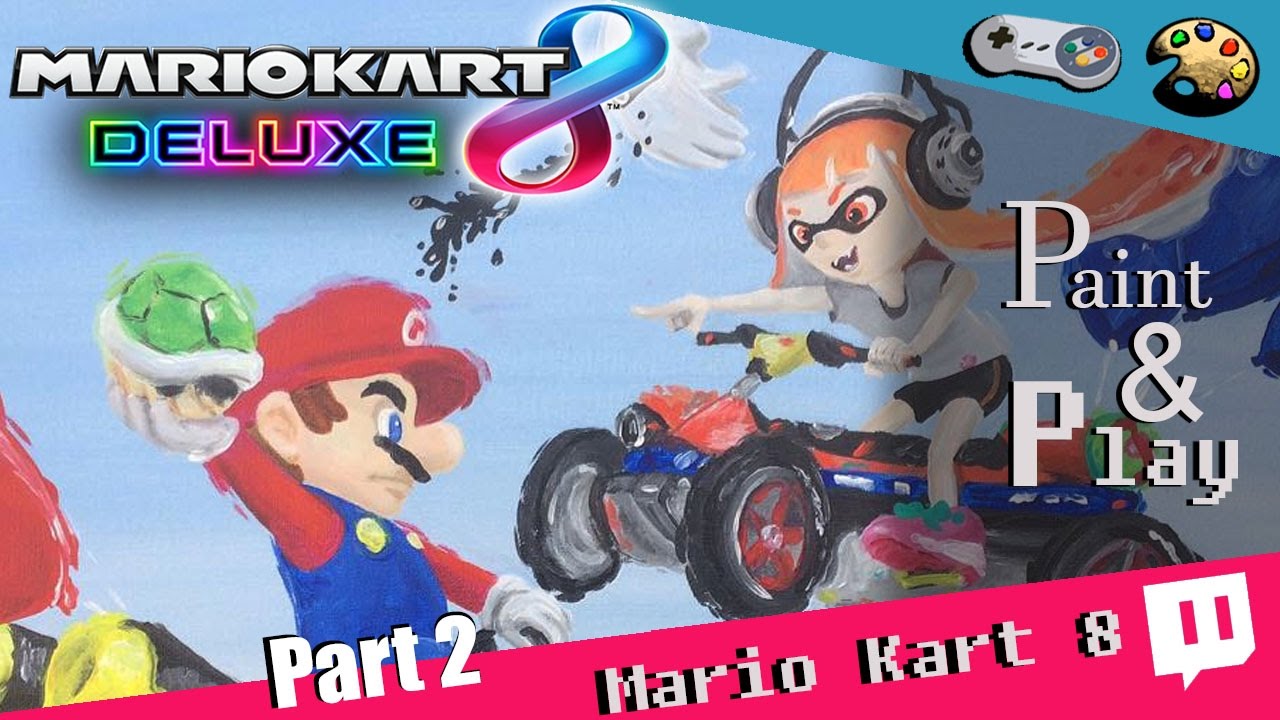 Paint & Play Mario Kart 8 Part 2 YouTube