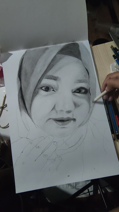 Sketsa Pencil  50% done #drawing #portrait #art #sketch