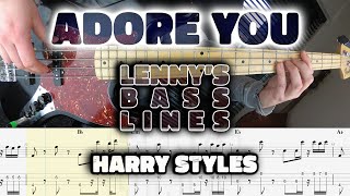 Harry Styles - Adore You - Bass Line - Score - Tabs - Cover