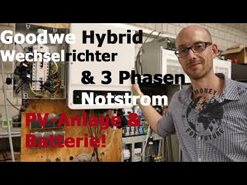 Stromspeicher für PV-Anlage! Goodwe Hybrid 10 KW ET Wechselrichter! Notstrom 3 Phasig! für BYD HVS