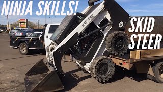 Awesome Bobcat SkidSteer skills on the job site (video #1)