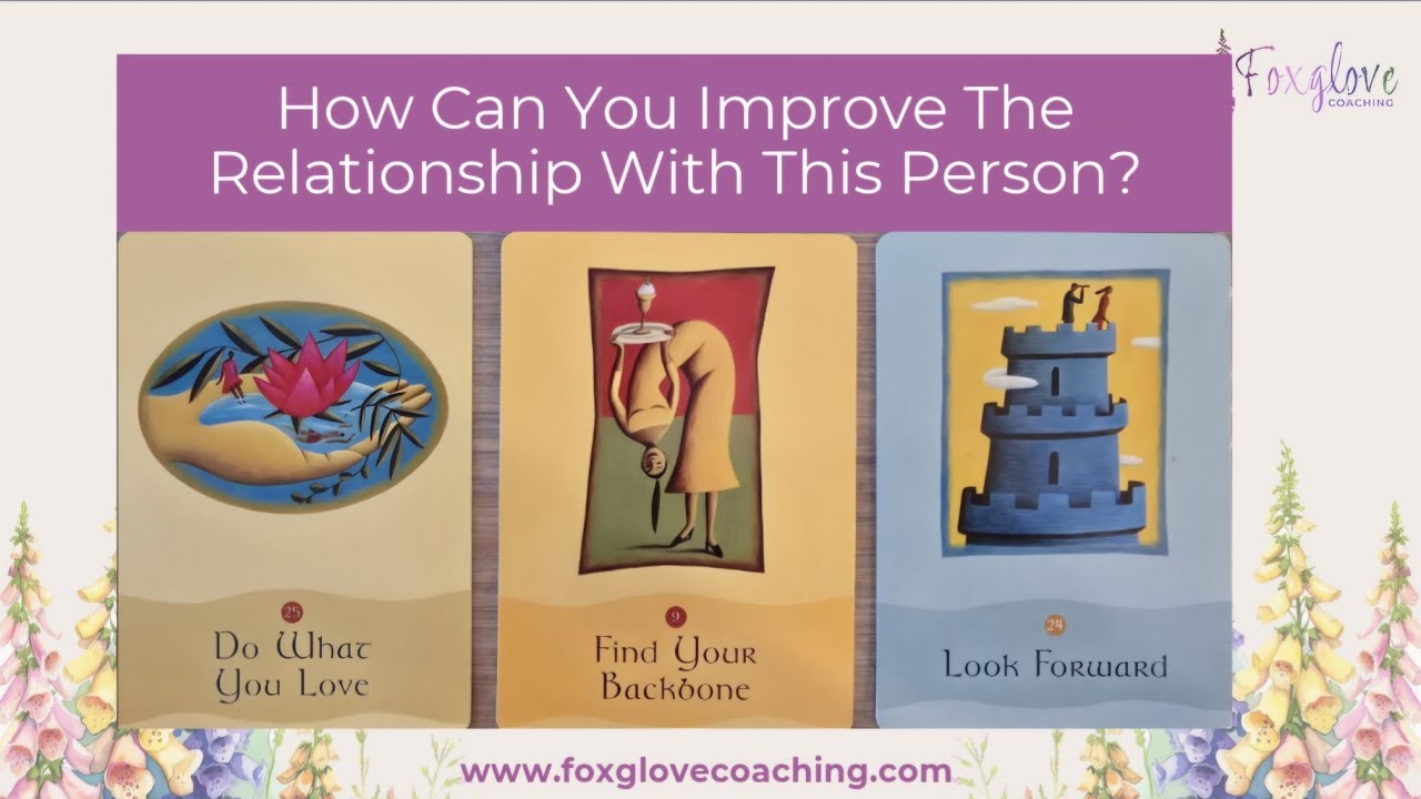 How Can You Improve The Relationship With This  Person? 🤔 ✨️ Pick-a-card Reading 📚