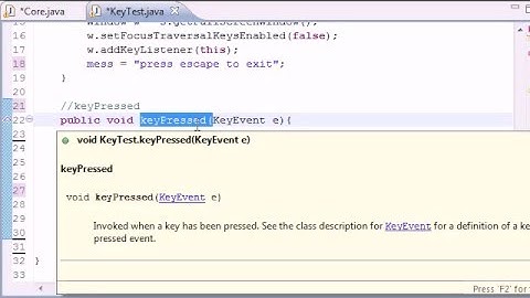 How to Handle Key Events in Java Programming