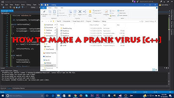 How to make a fake PRANK Virus!!! [C++]