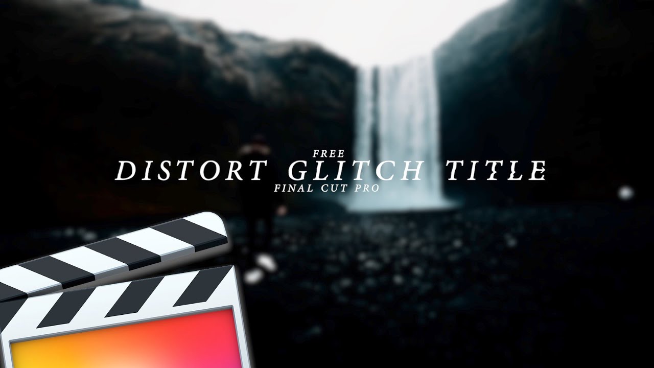 final cut pro glitch text effect free download