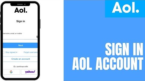 AOL: How To Sign In | Login AOL Account | aol.com login page