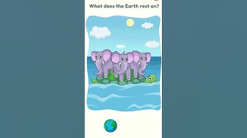 What does the Earth rest on? level 234 #dop3 #shorts