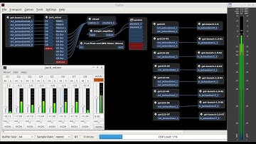 send & receive Multi-Channel "Audio OVER ip" using Gstreamer - LIVE demo of 8 individual channels