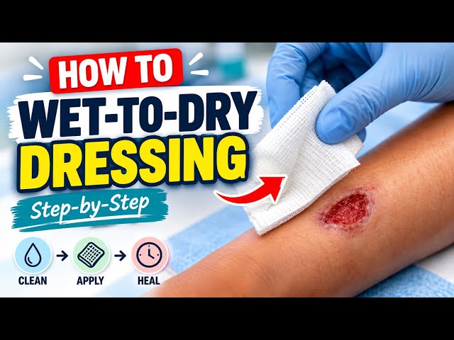 wound care wet to dry dressing How Do a Wet-to-Dry Change | Step-by-Step Handmade Satin Wedding Dress: Skirt Size:12 WP wet dressing for wounds elegant wedding dress