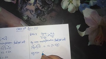 Question 3,4 - Exercise 2.6 - Class 8