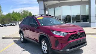 2021 Toyota Rav4 LE in Ruby Flare Pearl