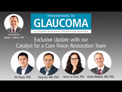 Glaucoma Research Update: Catalyst for a Cure Vision Restoration