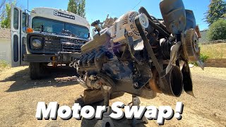 Episode 3 of the 1977 Ford Bus Motor Swap!