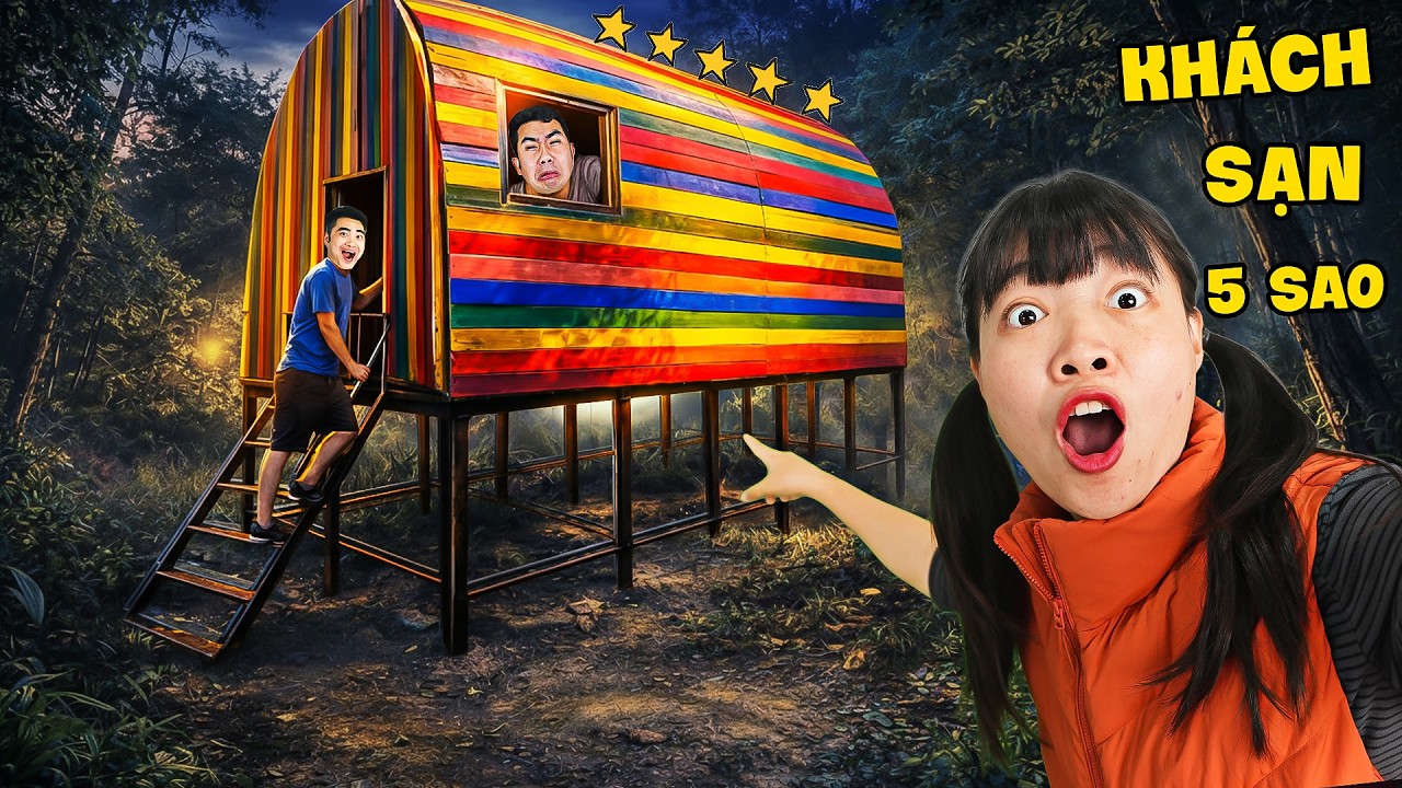 Hà sam Trải Nghiệm 24H Ở Khách Sạn Cầu Vồng 5 Sao - Bên Trong Có Gì Mà Ai Cũng Muốn Ở?