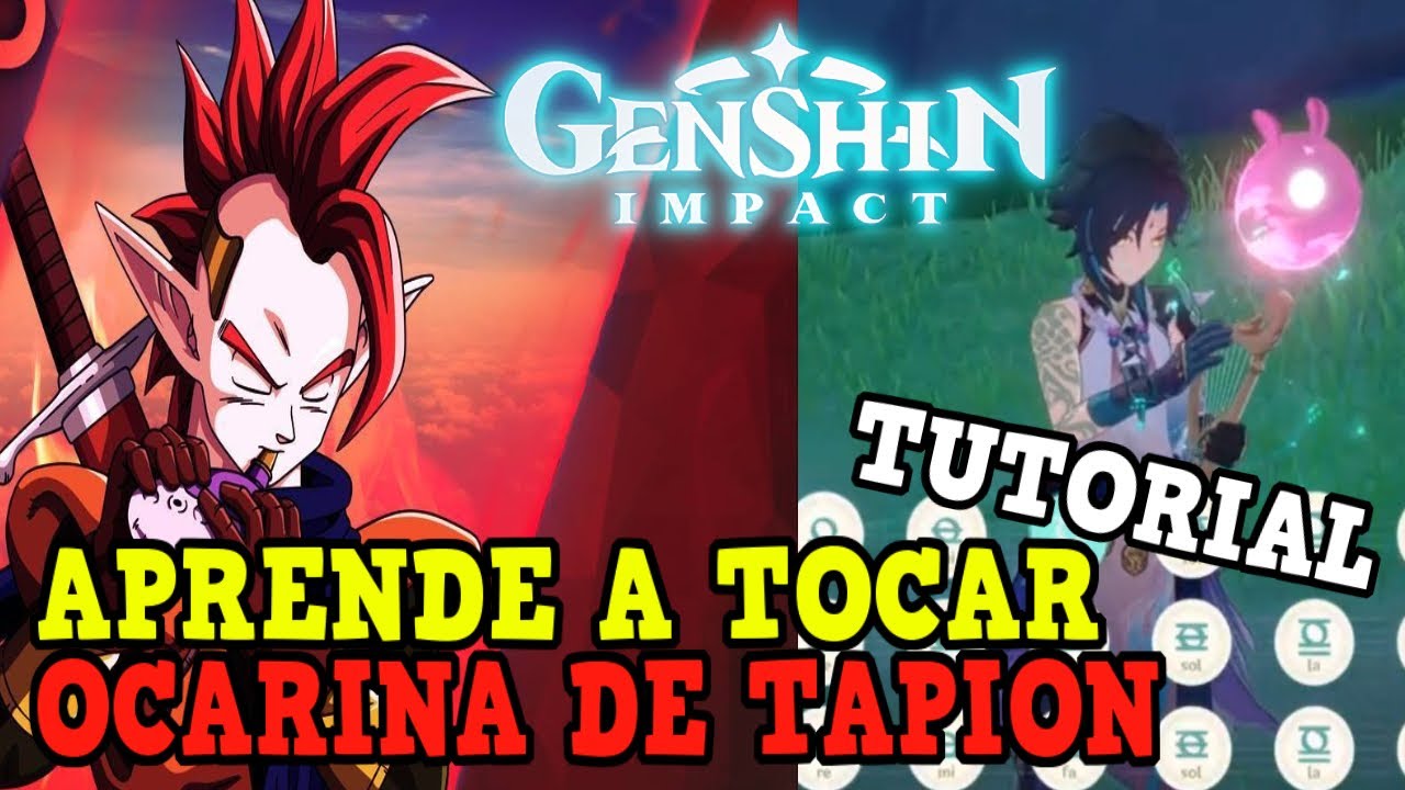 COMO TOCAR **OCARINA DE TAPION** GENSHIN IMPACT español YouTube