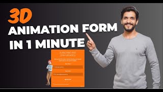 Create animation form for your website in Seconds - No Coding!