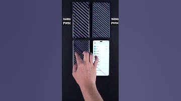 PWM dimming compared in different phones higher the better for your eyes!#shorts