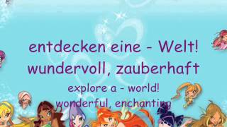 Winx 1St Ending German - Translation Lyrics
