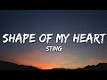 Sting Shape Of My Heart Lyrics