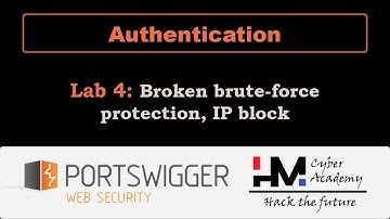 Authentication 4 | Broken brute-force protection, IP block