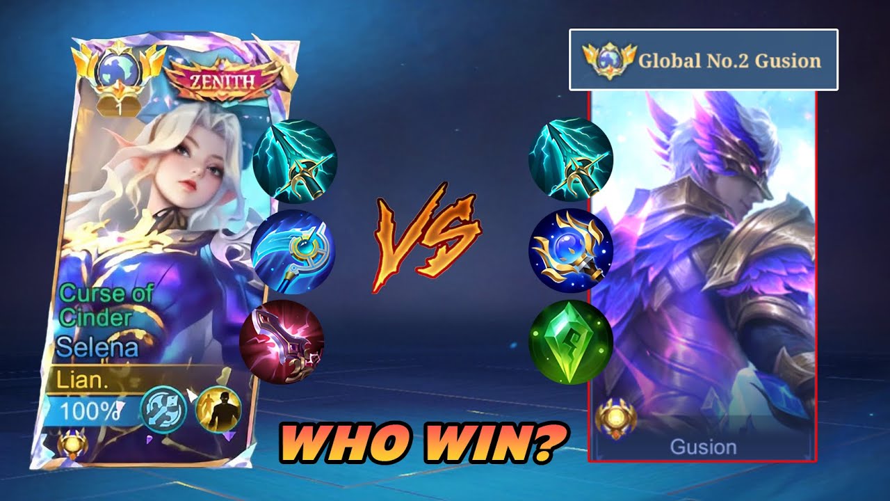 WHEN GLOBAL SELENA MET THIS GLOBAL 2 GUSION IN RANK AND THIS HAPPENED!! - (super intense match)