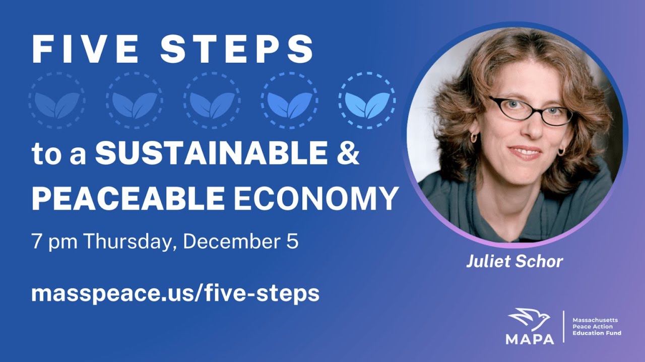 Five Steps to a Sustainable and Peaceable Economy