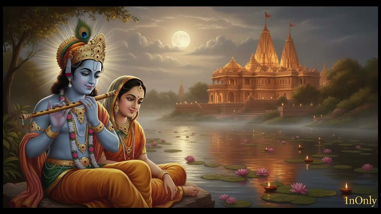 Shyam Mere Saath Hai| Divine Meditation Music | Radha Krishna Bhakti | 1nOnly