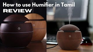 Mini Wooden Aromatherapy Humidifier || Aroma Diffuser Essential Oil | Diffuser Air Purifier | Review