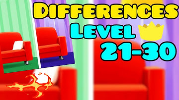 Differences level 21 to 30 walkthrough | Differences stay focused to find them all