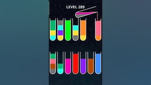 Color sort puzzle level 289