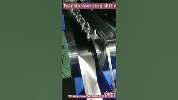 3D Amorphous Transformer strip slitting machine