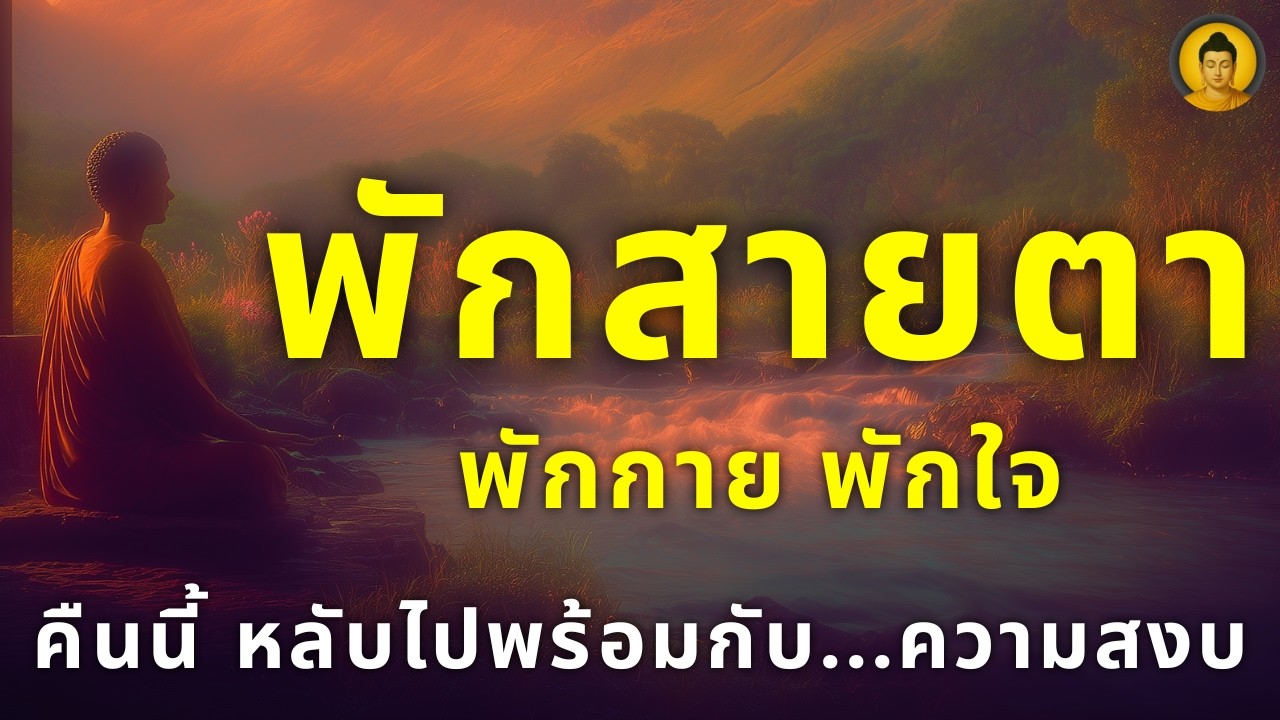 คืนนี้ ฟังยาวๆ...พักสายตา พักกาย พักใจ แล้วหลับไปพร้อมกับ...ความสงบ