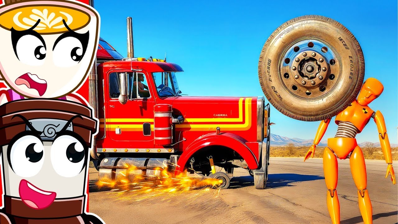 Reacting to UNLUCKY REALISTIC CAR CRASHES!