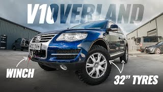 Our V10 Touareg gets BIG Tyres and a Winch!