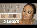 NATASHA DENONA MINI GLAM PALETTE REVIEW | 2 LOOKS