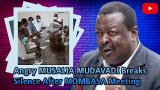 Angry MUSALIA MUDAVADI  Finally Break Silence After UHURU KENYATTA Allegedly Lectured Them| News54!