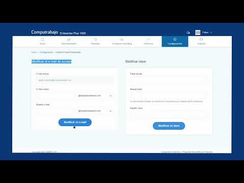 ¿Cómo modificar mi email y contraseña? – Computrabajo empresas