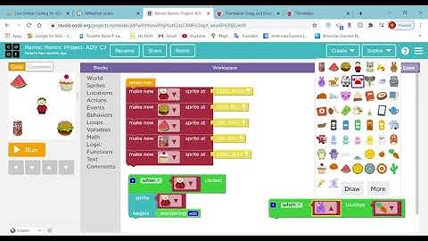 Jojo eats healthy food Coding!
